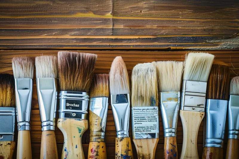 brochas para pintar madera: abundancia en herramientas de pintores