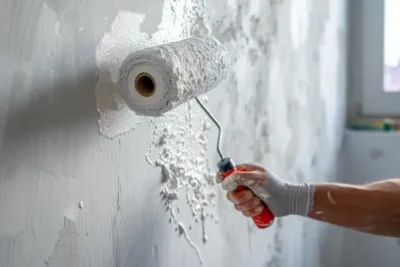 como pintar una pared con rodillo sin dejar marcas