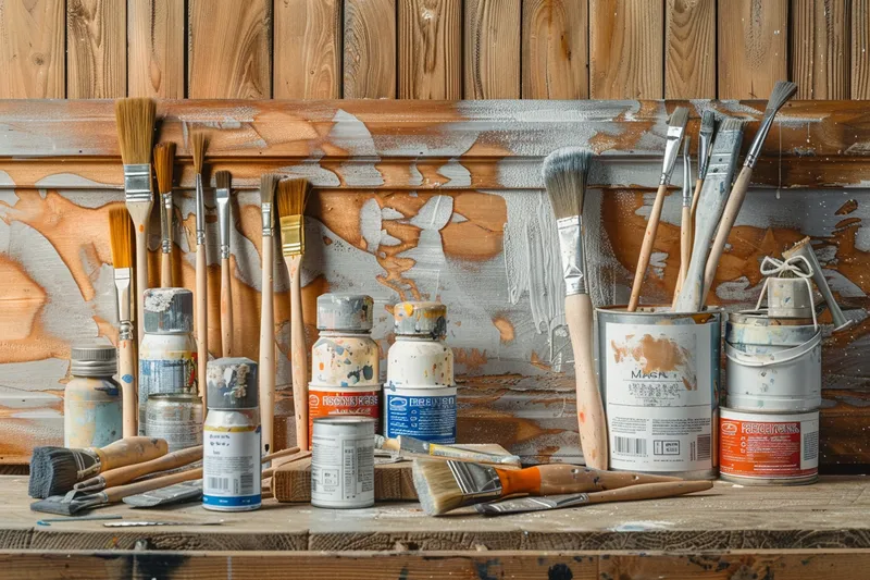 como pintar una puerta de madera